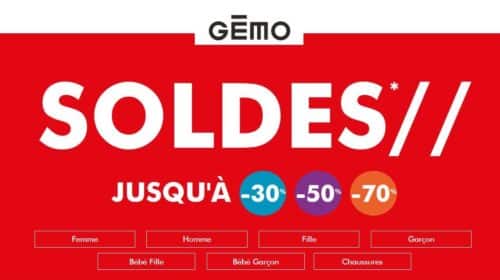 Soldes Gémo bons plans