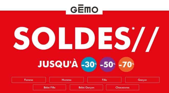 Soldes Gémo bons plans