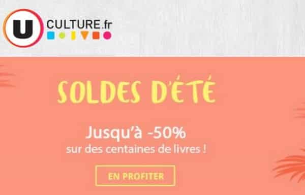 Soldes UCulture : 50% sur une large sélection de livres ainsi que BD 4,99€, offre 2 achetés = 1 gratuit