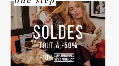 Tout à moitié prix dans les soldes One Step