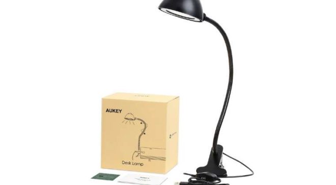 lampe de bureau avec pince flexible Aukey PROMO