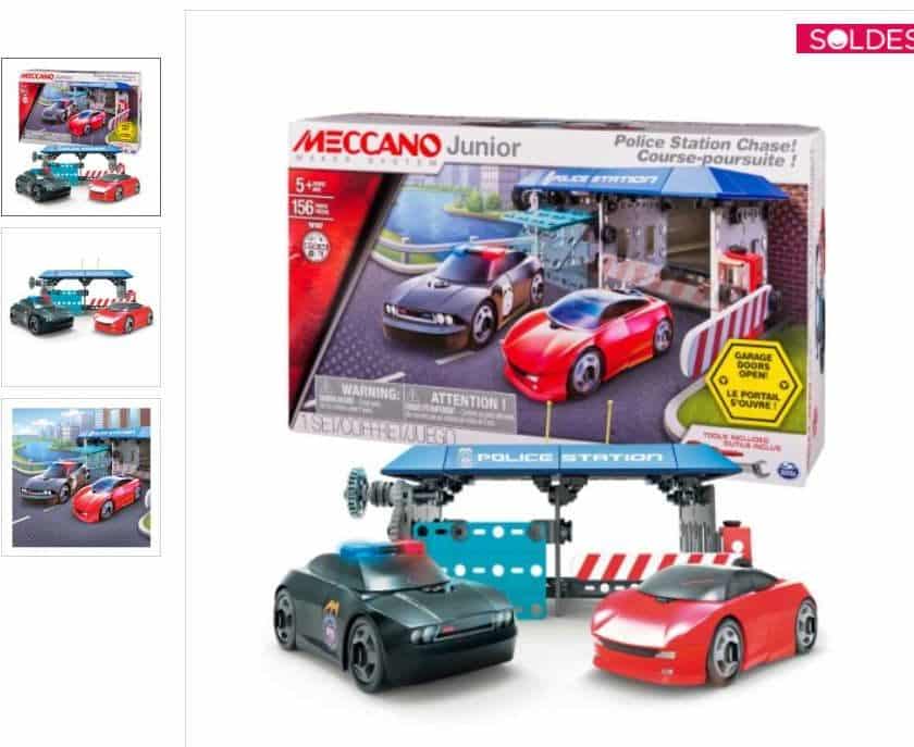 poste de police course poursuite Meccano Junior