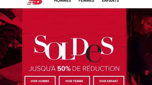 remise supplémentaire sur les Soldes New Balance