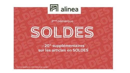 remise supplémentaire sur les soldes Alinea