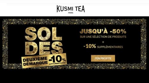 remise supplémentaire sur les soldes Kusmi Tea