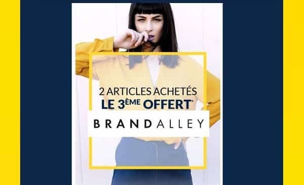 2 Articles En Soldes Achetés Sur Brandalley = Le Troisième Offert