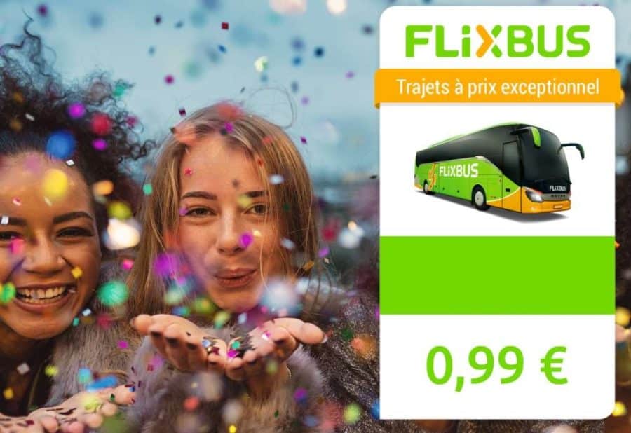 PROMO : 20 000 billets de bus FlixBus vers l’Espagne à 0,99€ 🚍