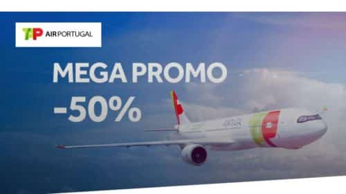 50% de réduction sur tous les vols TAP Portugal