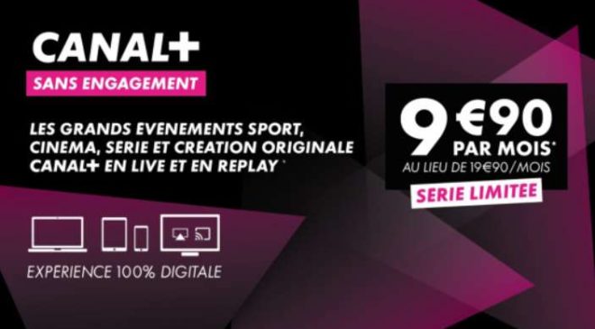 Canal Plus sans engagement en vente privée