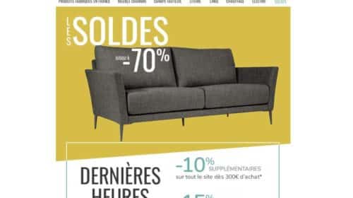 Dernières heures des soldes Camif