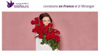 Livraison de fleurs pour la St Valentin moins chère 🌹 12% de remise sur Téléfleurs (sans mini)