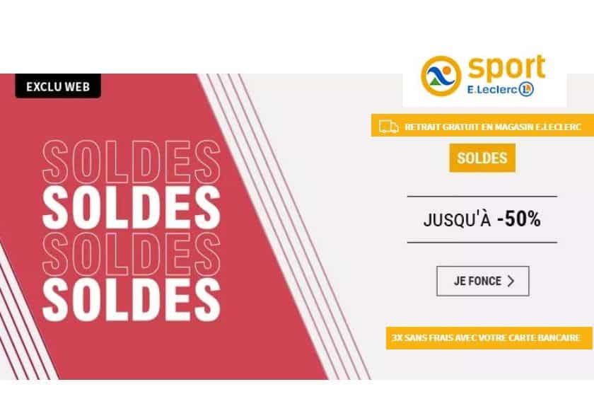 Nouvelle démarque Sport Leclerc