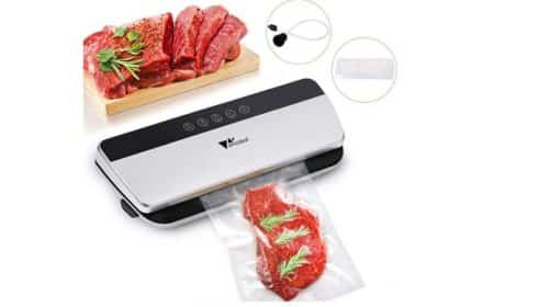 appareil de mise sous vide alimentaire Amzdeal + 20 sacs