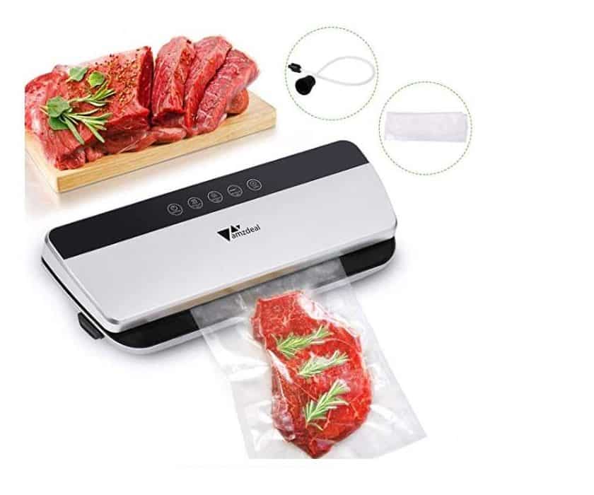 appareil de mise sous vide alimentaire Amzdeal + 20 sacs