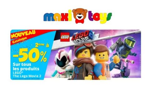 boite de LEGO Movie 2 achetée la seconde à moitié prix