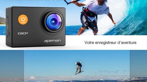 caméra sport Apeman A66 1080p Full HD grand angle