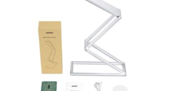 -50% : 9,99€ la lampe de bureau aluminium pliable rechargeable Aukey LT-ST7