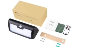 9,99€ la lampe solaire 38 LED avec télécommande et détecteur de mouvement AUKEY LT-W6