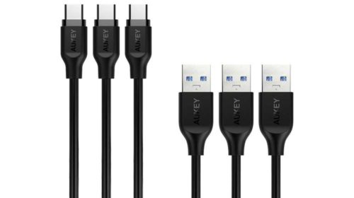 promo lot de 3 câbles USB C vers USB A 3.0 Aukey