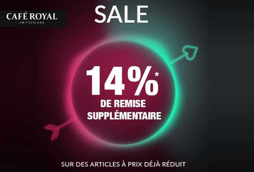 14% de remise supplémentaire sur Café Royal ☕️ (capsules compatibles Nespresso, Senseo et Grains)