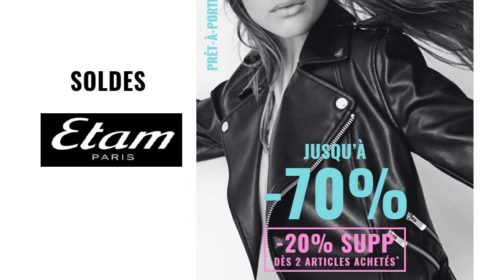 remise supplémentaire sur les soldes prêt-à-porter ETAM