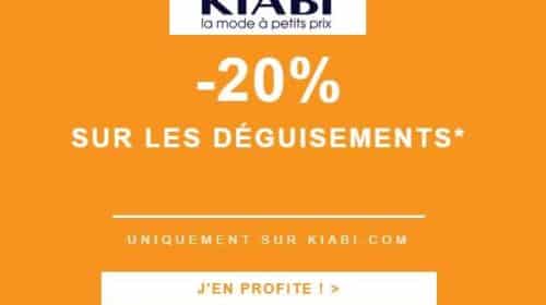 remise sur tous les déguisements Enfant et Adulte sur Kiabi