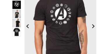 10,99€ t-shirt officiel Avengers homme, femme ou enfant + livraison gratuite