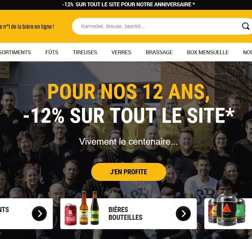 12% de remise sur Saveur Bière