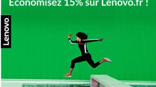 15% de remise sur le site Lenovo