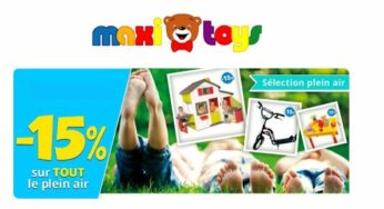 MaxiToys : 15% de remise sur les articles Plein air et jouets sportifs (jusqu’à dimanche)