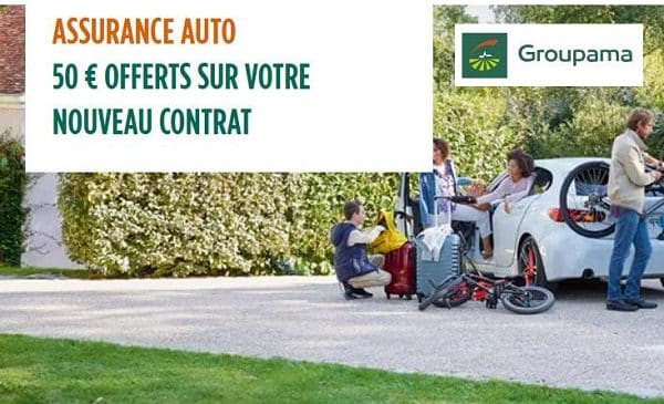 50€ Offert Par Contrat D'assurance Auto Groupama