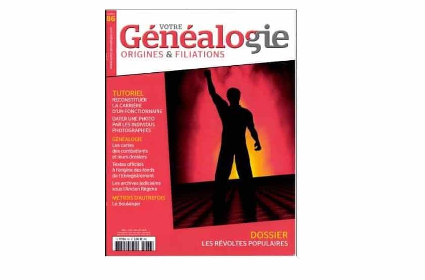 Abonnement magazine Votre Généalogie pas cher