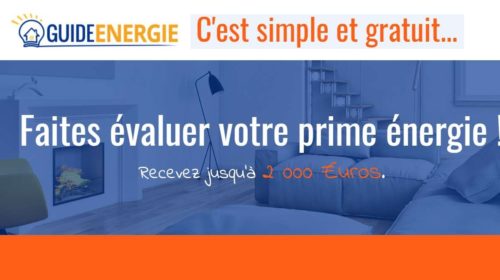 Avec Guide Energie évaluez votre prime énergie