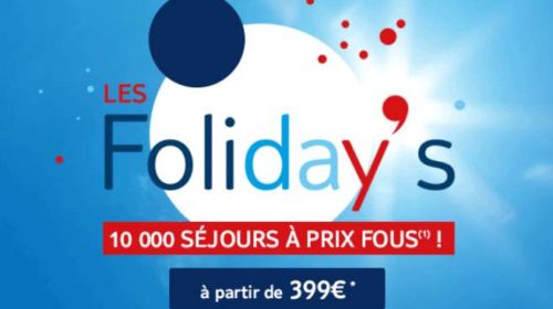 FOLIDAY’S TUI les offres de séjours en été à prix fous de Tui