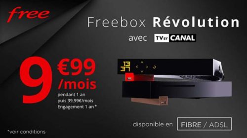 Freebox Révolution avec TV by CANAL