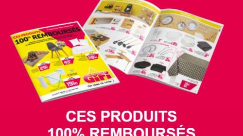 Offre 100% remboursé jusqu’au 18 mars en magasin GIFI