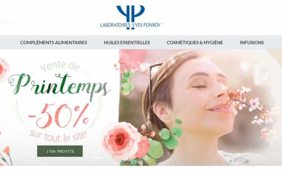 Ventes de Printemps Laboratoires Ponroy : tout le site à -50%