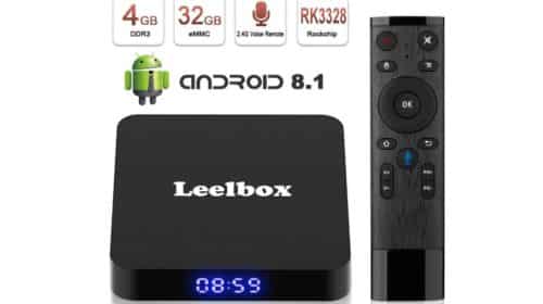 box TV android Leelbox Q4 Android 8.1 4 Go de RAM et 32 Go de mémoire