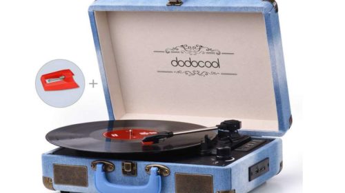 la platine disque vinyle Bluetooth dodocool , convertisseur MP3 avec hautparleur