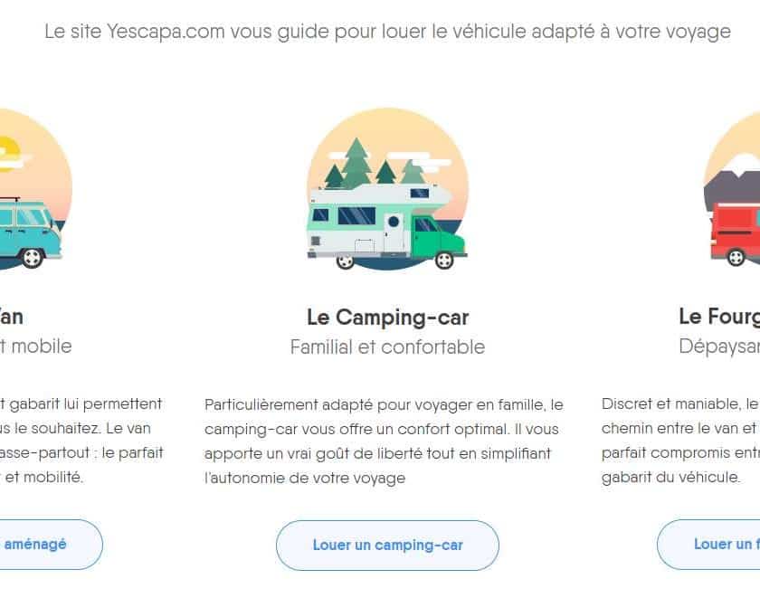 location de camping-car entre particulier Yescapa