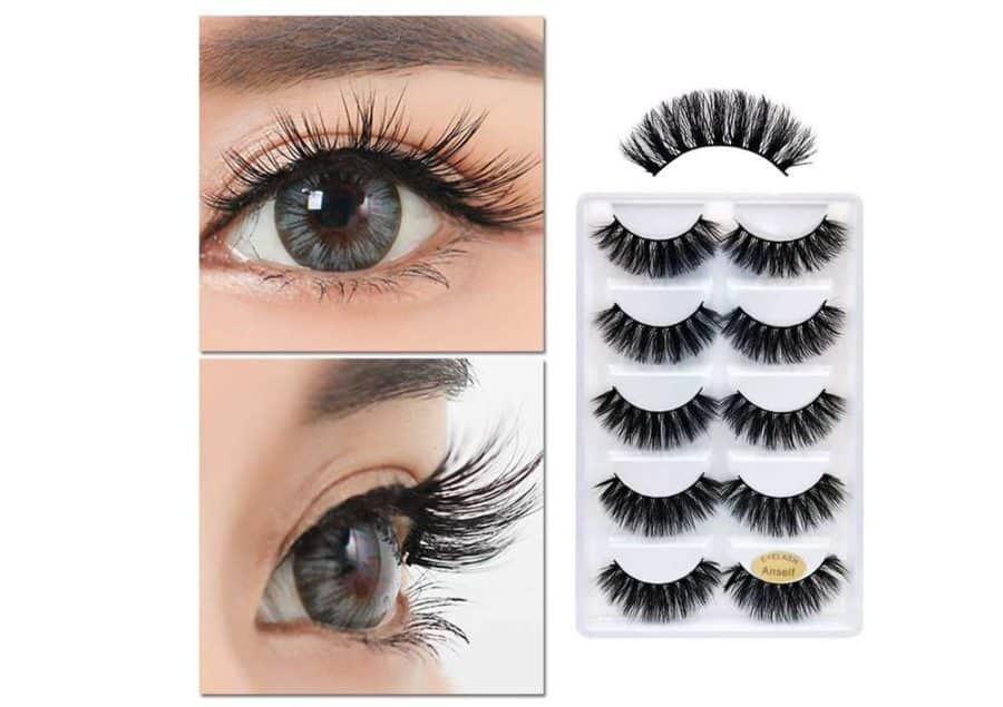 PROMO : 6,29€ le lot de 5 paires de faux cils 3D réutilisables Anself