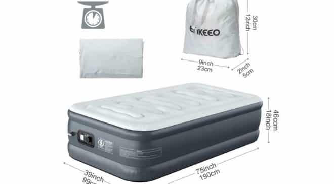 matelas gonflable avec pompe intégrée ENKEEO pas cher