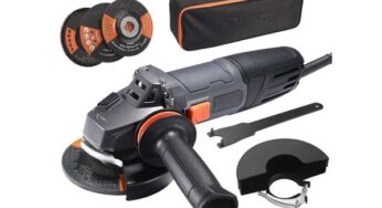 BRICO 31,19€ la meuleuse d’angle 900W 12000 tr/min livrée avec 3 disques et sac de transport