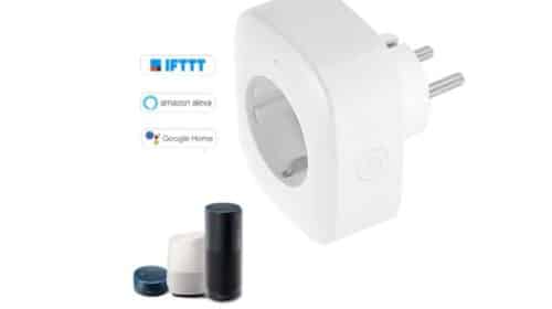 prise connectée Wi-Fi compatible assistant vocaux TOMTOP