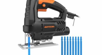 Seulement 23,79€ la scie sauteuse Meterk 3000 tr / min, 6 vitesses avec 8 lames