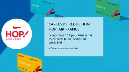 remise sur les cartes HOP ! Air France