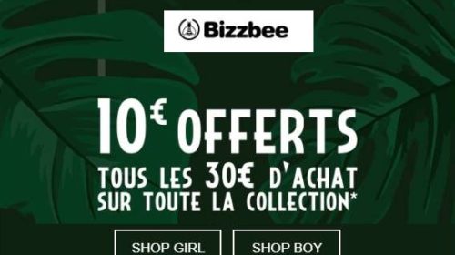 10€ de remise sur Bizzbee