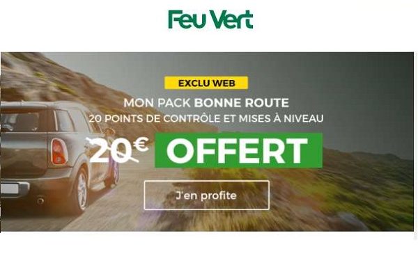 20 points de contrôles de votre véhicule vérifiés gratuitement par feu vert