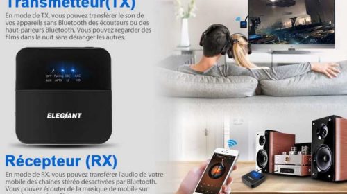  bon plan adaptateur bluetooth 5.0 ELEGIANT pas cher