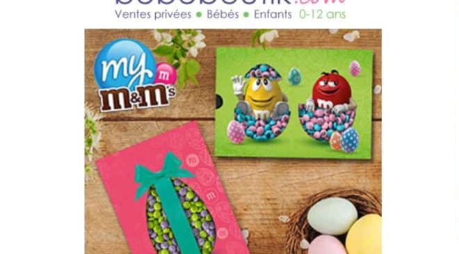 Bon d’achat My M&M’s moitié prix